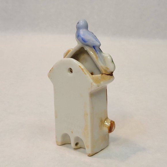 Vintage Ceramic Bird Clock wall pocket Japan 4137 Cuckoo - Picture 4 of 8